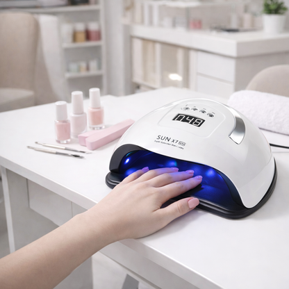 GlowPro 180W – Uñas secas en minutos, sin errores ni esperas