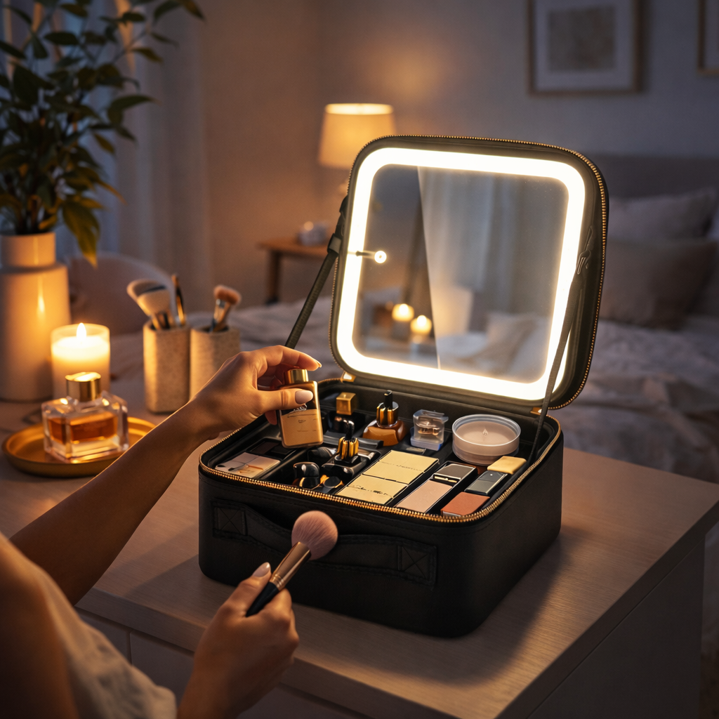 GlowCase – Tu maquillaje siempre listo, incluso con poca luz